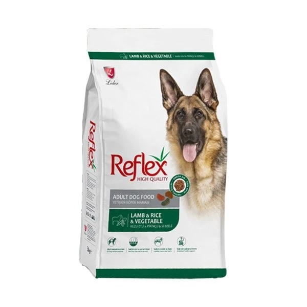 غذای خشک سگ رفلکس مدل مولتی کالر بره و برنج زیپ کیپ وزن یک کیلوگرم