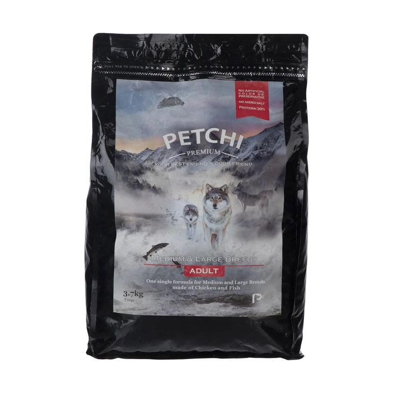 غذای خشک سگ پتچی مدل premium وزن 3.7 کیلوگرم