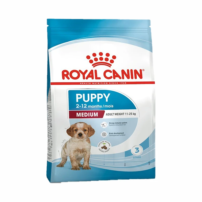 غذای خشک سگ رویال کنین مدل مدیوم پاپی وزن 10کیلوگرم